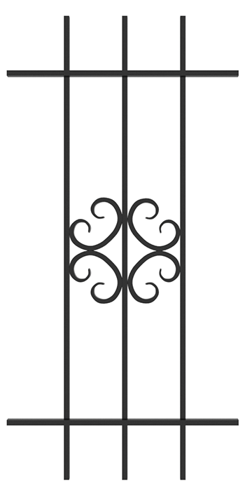 Грати віконні, 600х1200, арт. 303/1