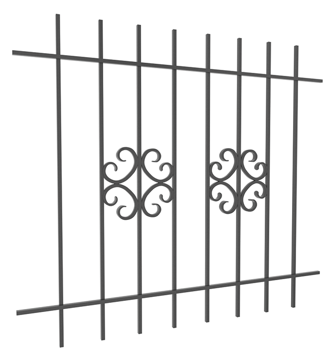 Грати віконні, 1350х1200, арт. 303/5