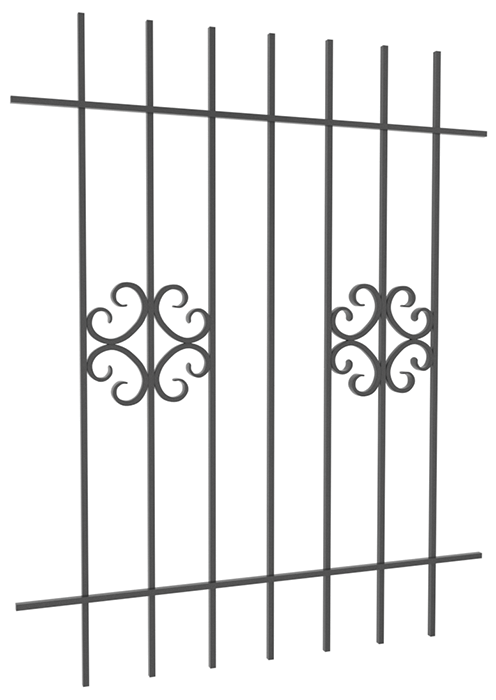 Грати віконні, 1200х1500, арт. 304/4