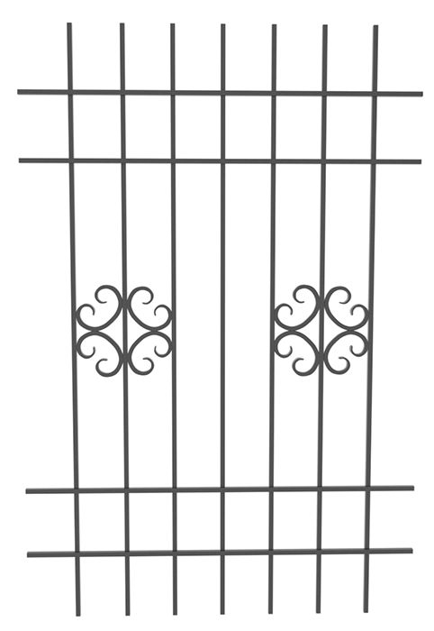 Грати віконні, 1200х1800, арт. 305/4