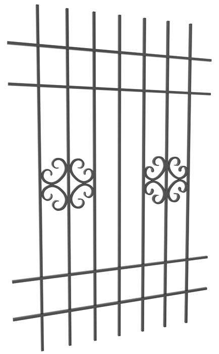 Грати віконні, 1200х1800, арт. 305/4