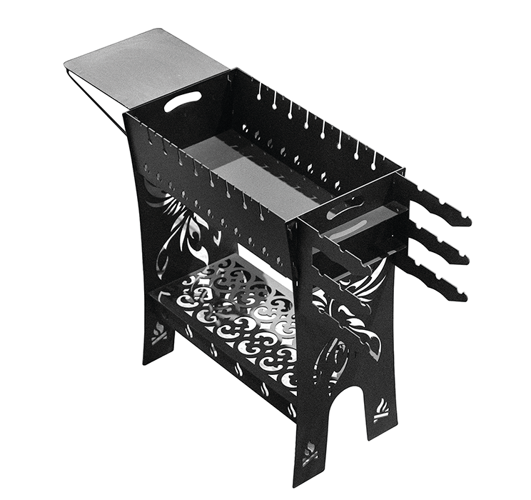 Мангал великий, 350х600х750х3, арт. 502/1