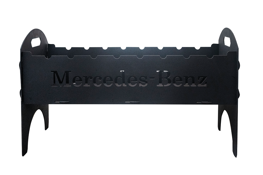 Мангал розкладний, 650х400х320x3, арт. 502/3