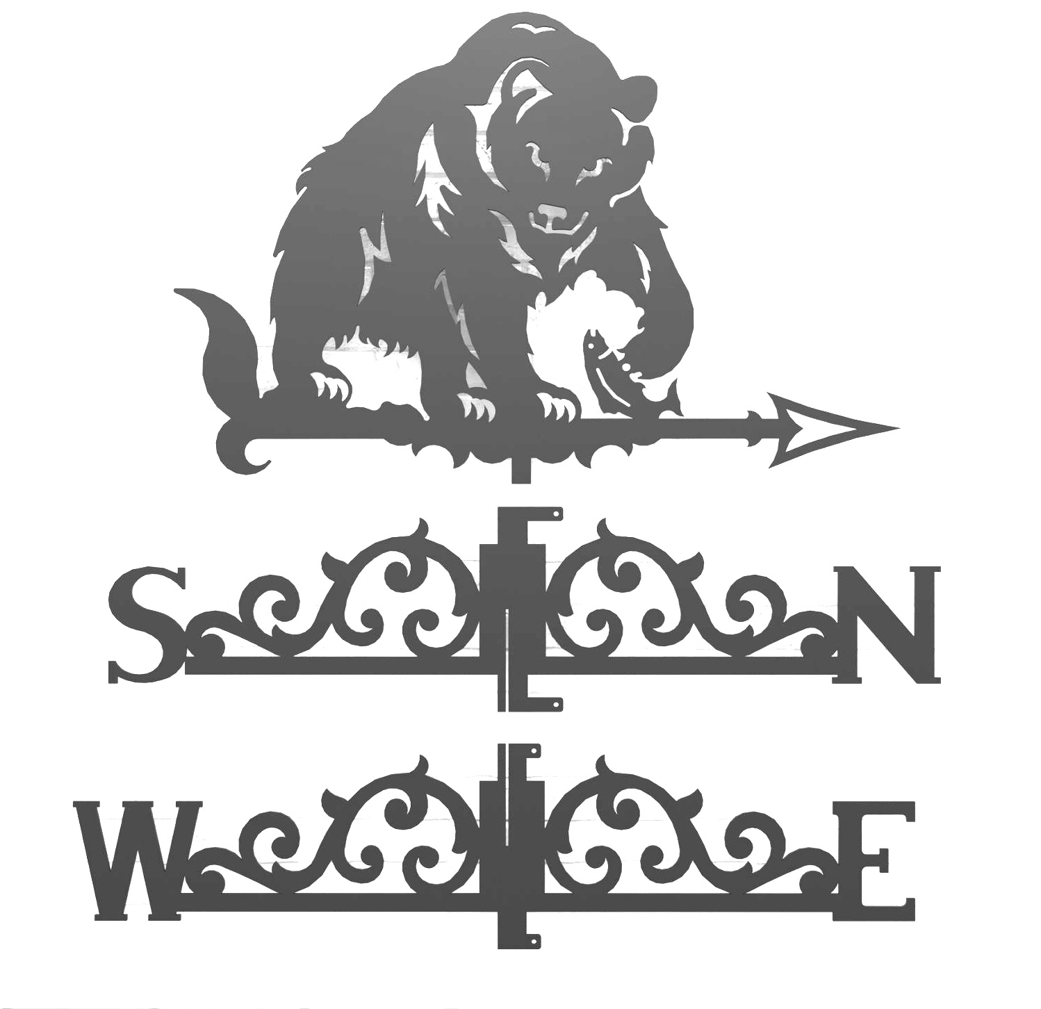 Флюгер , 1000х750х2, арт. 212/3
