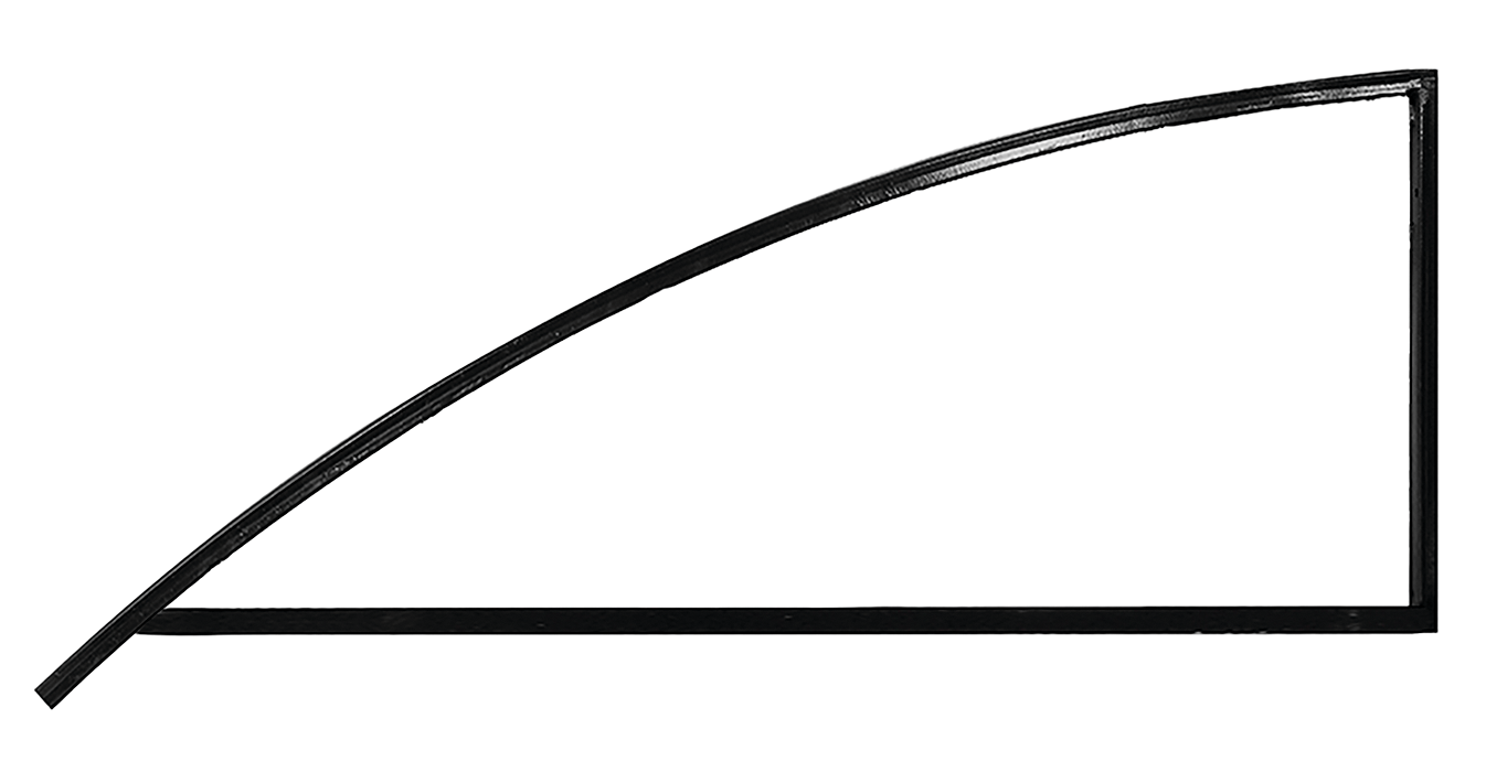 Каркас кронштейну до дашку, 1500x600, арт. К-7/1