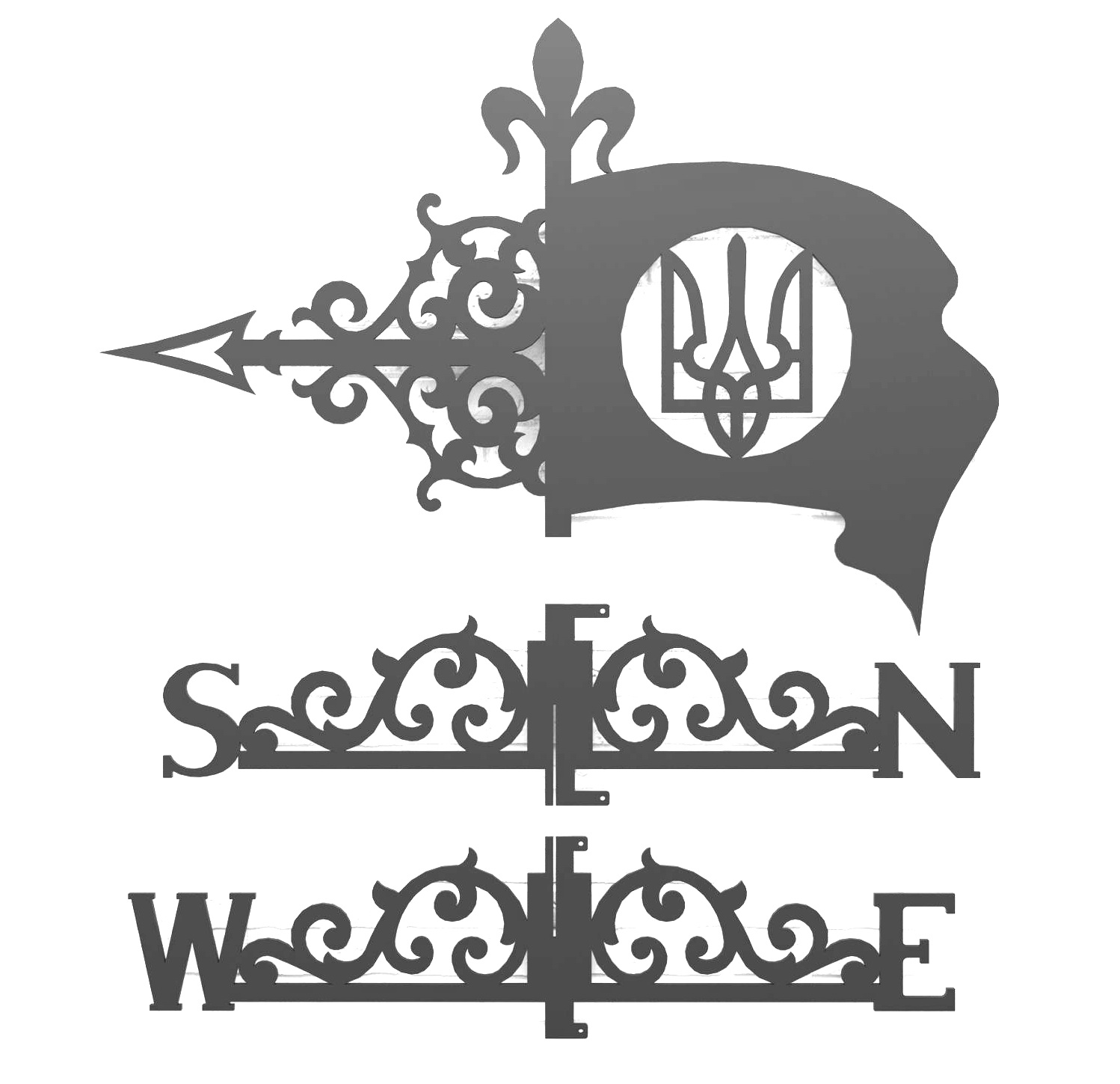 Флюгер , 1000х750х2, арт. 212/1